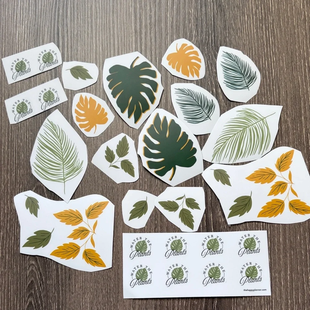 ❤️$2 Leaves Not So Mystery Happy Planner Sticker Set